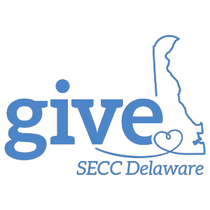 SECC Give Logo Charitable Blue on Transparent Background