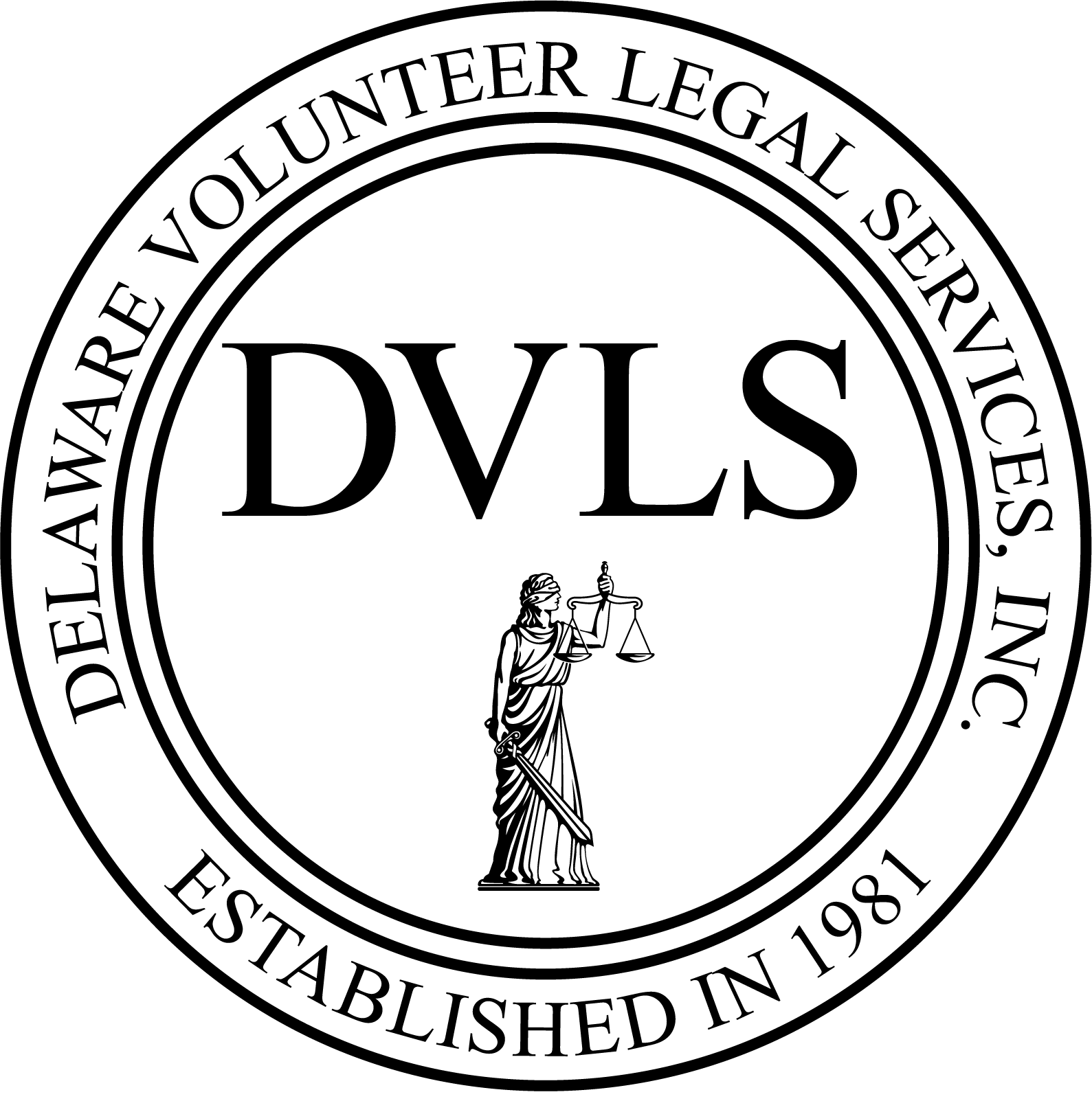 Delaware Volunteer Legal Services logo