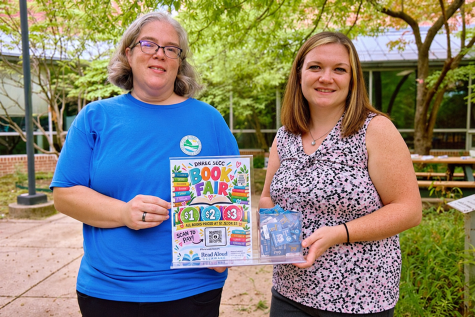 DNREC Coordinators Erica Mull on the left and Emily Walker on the right