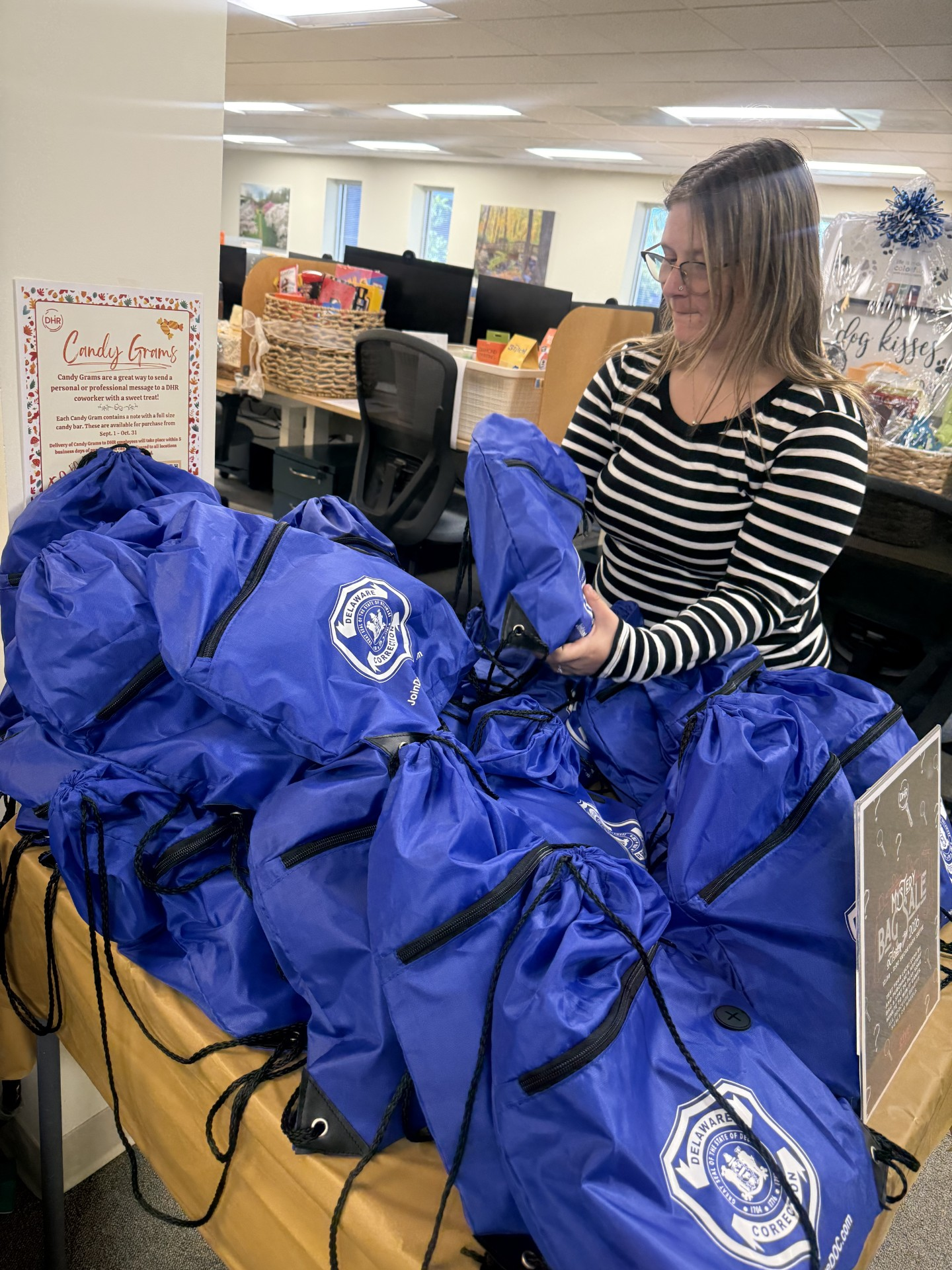 DHR employees participating in the 2026 SECC Mystery Bag Sale