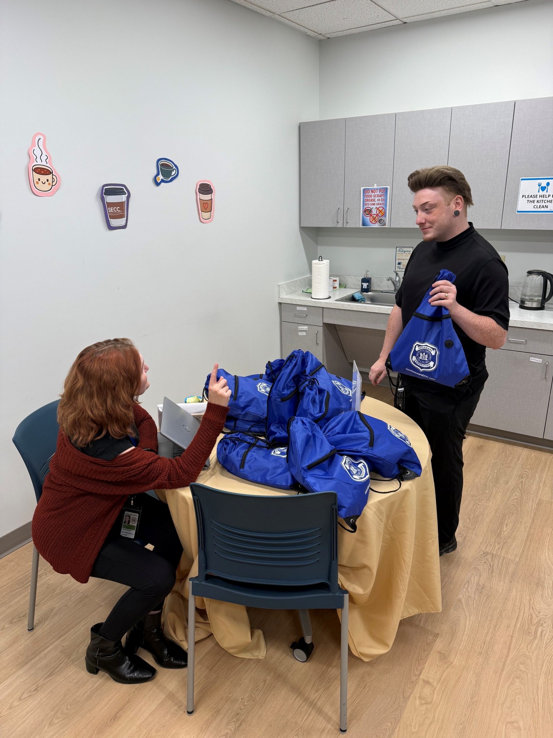 DHR employees participating in the 2026 SECC Mystery Bag Sale