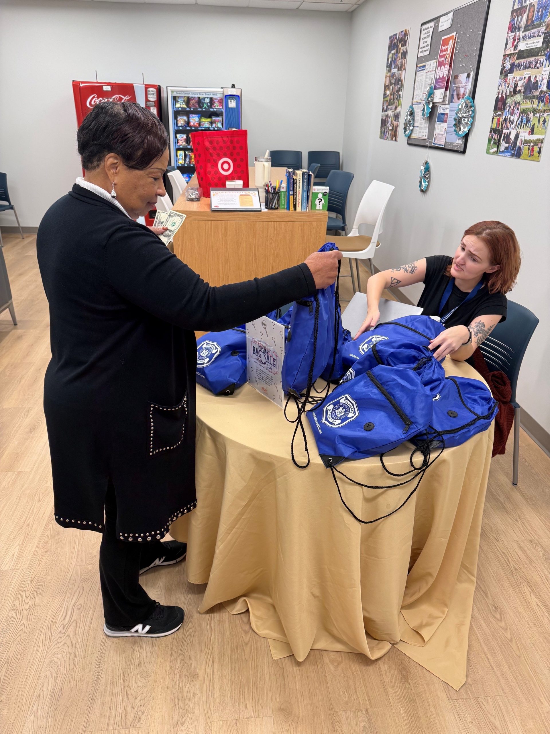 DHR employees participating in the 2026 SECC Mystery Bag Sale