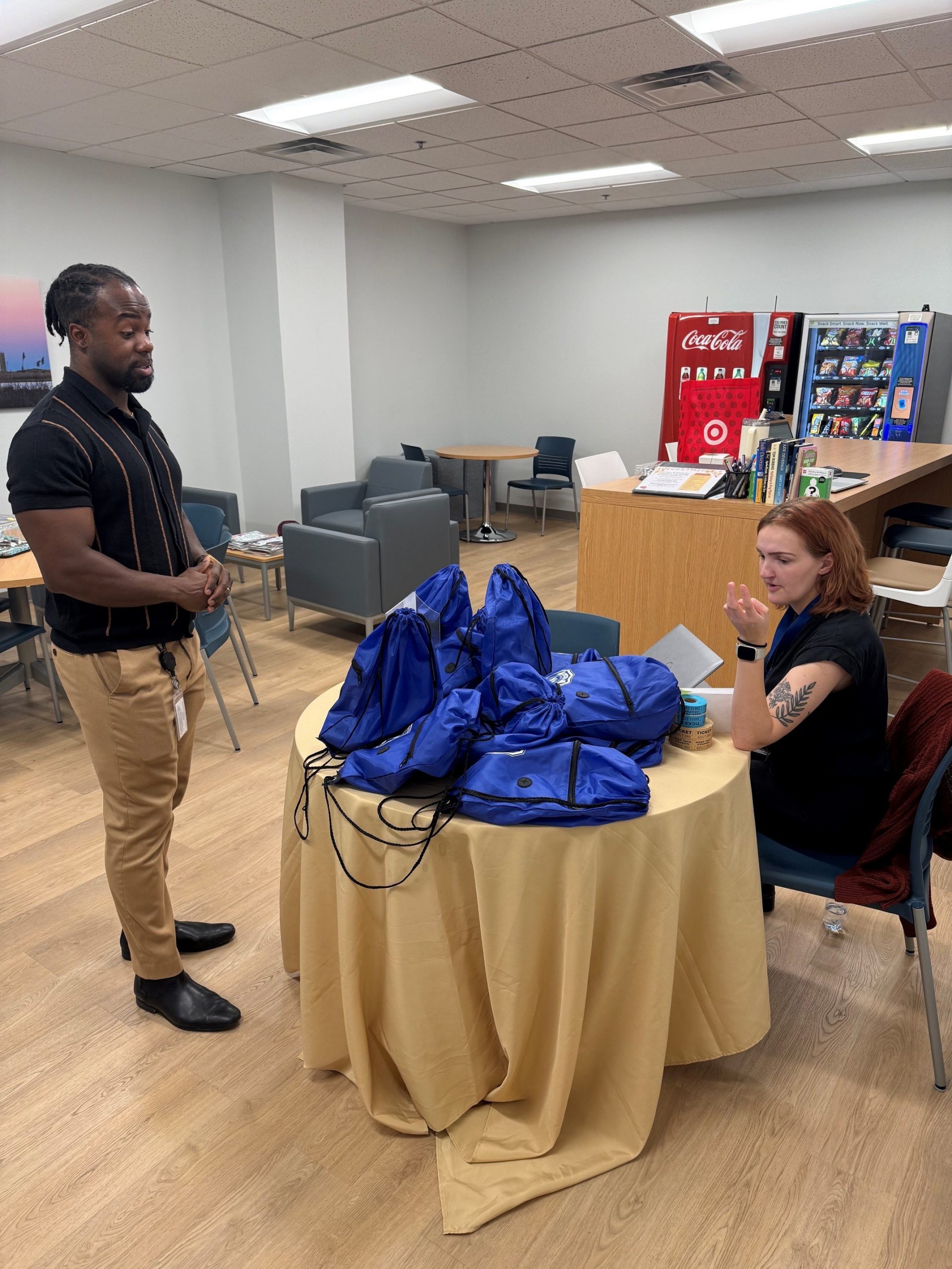 DHR employees participating in the 2026 SECC Mystery Bag Sale